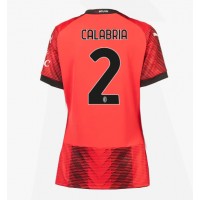 AC Milan Davide Calabria #2 Domaci Dres za Ženska 2023-24 Kratak Rukav